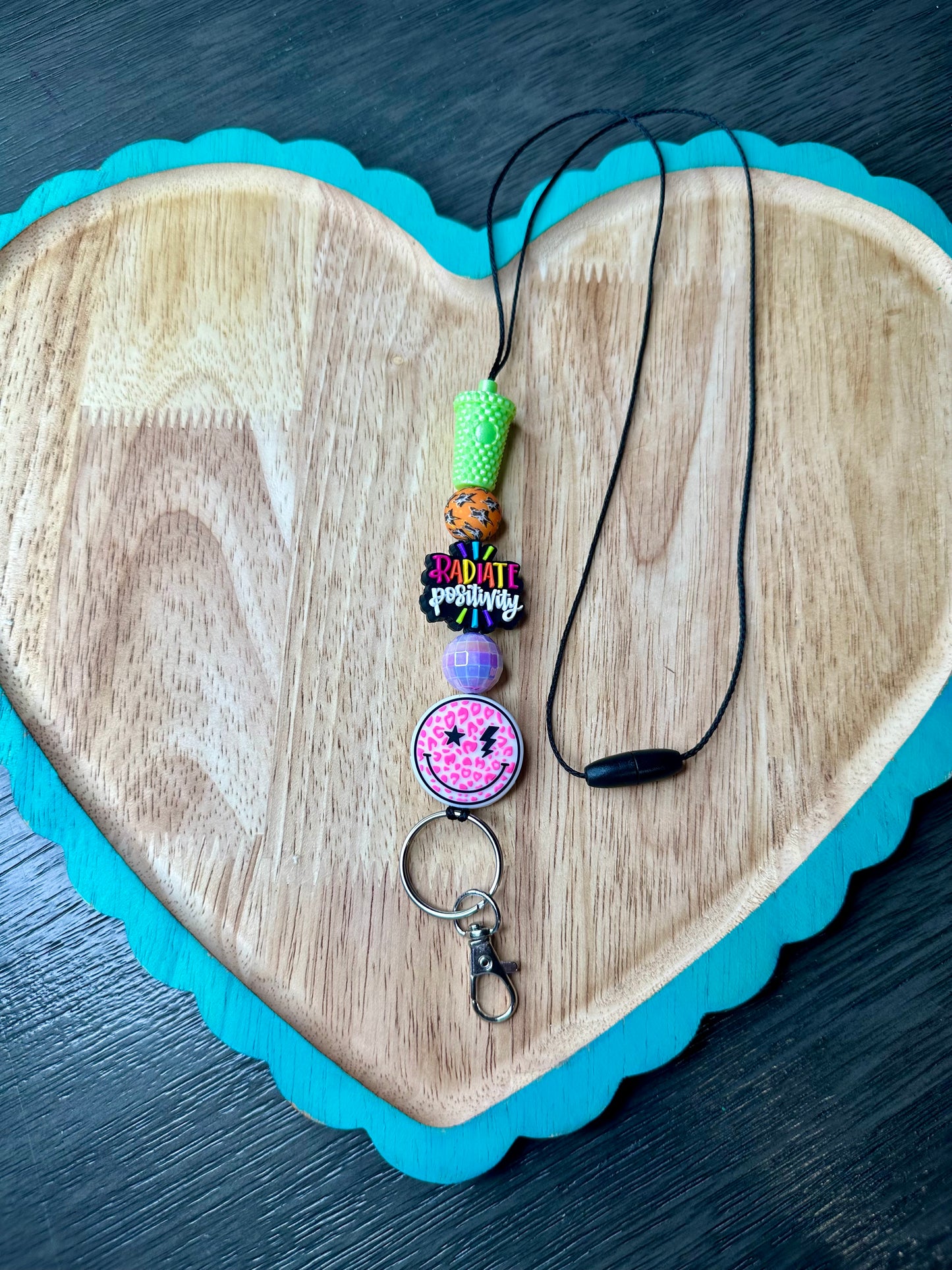 Radiate Positivity Lanyard