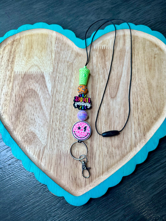 Radiate Positivity Lanyard