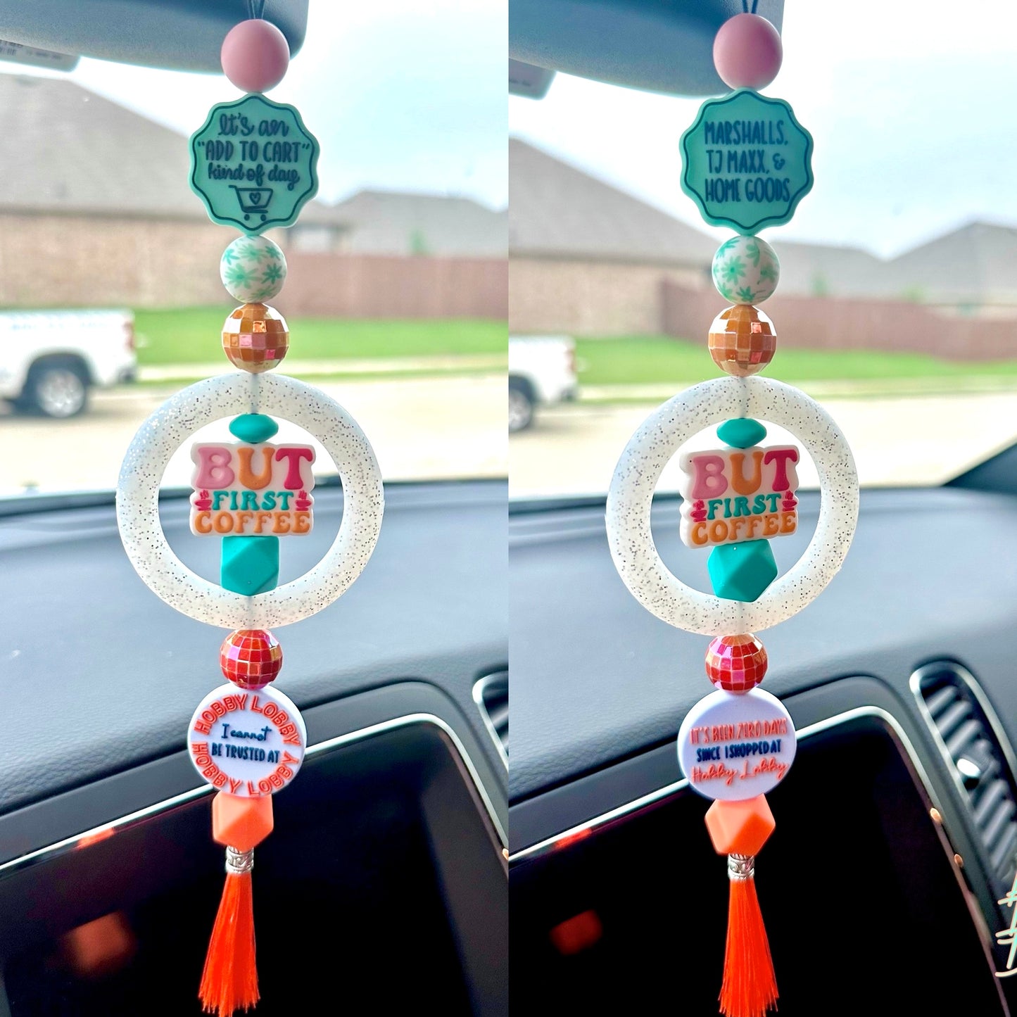 Girl’s Best Day Car Charm