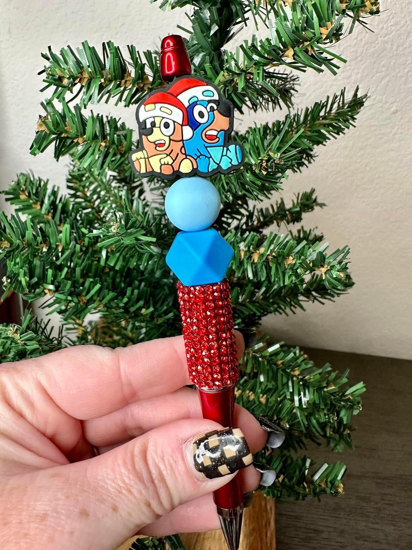 Bluey Christmas Pen