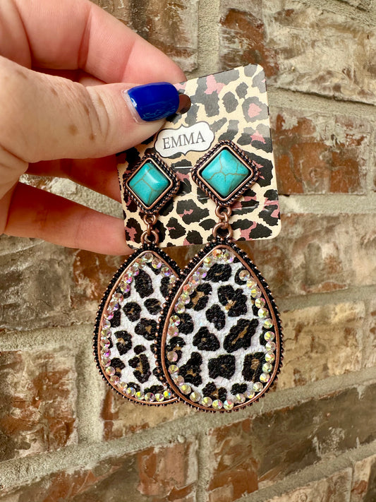 Leopard Earrings