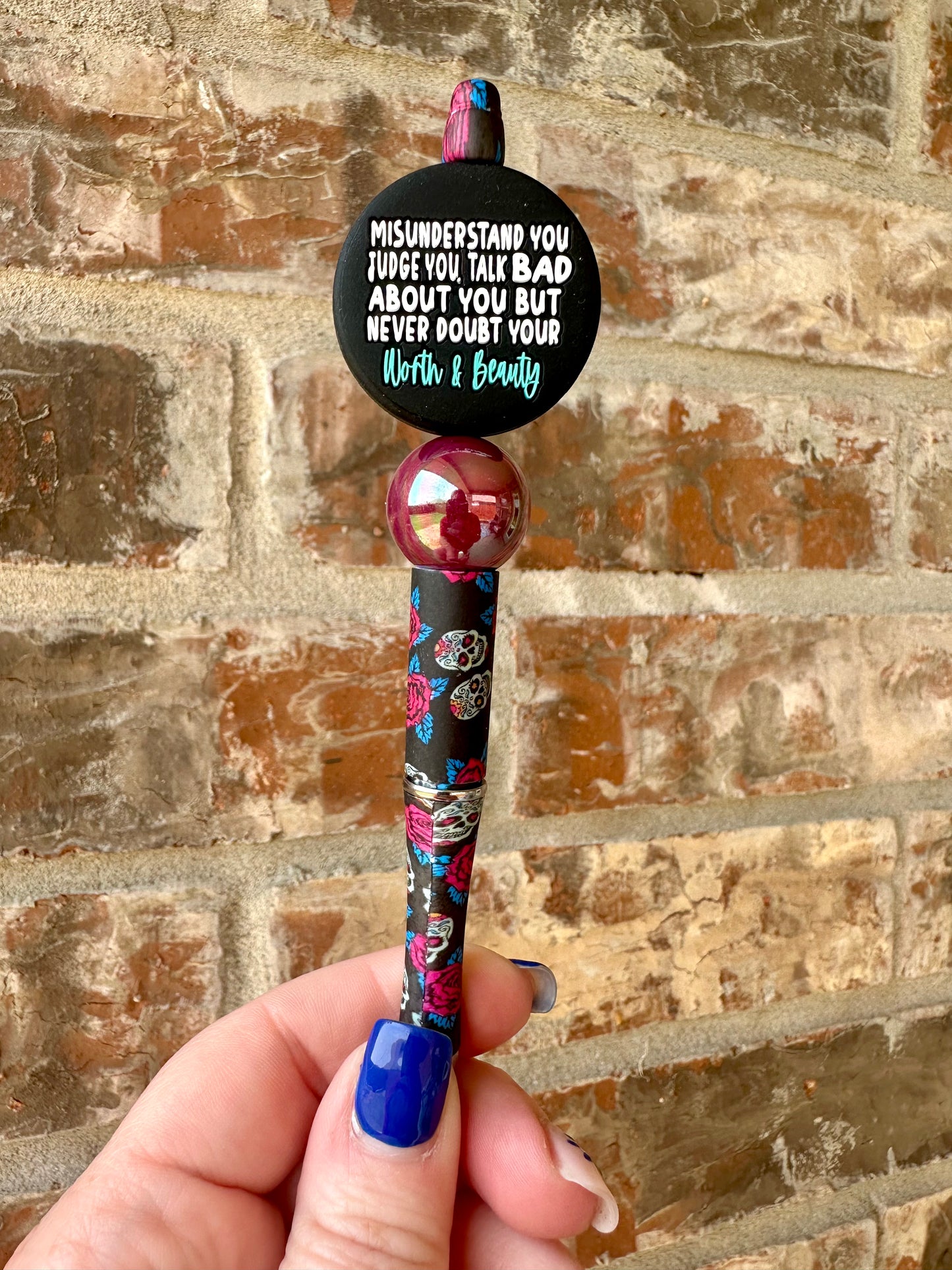 “Let Them” Sugar skull Pen